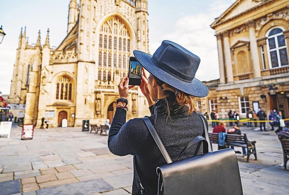 Bath. La oficina de turismo VisitBritain presentó el pasado jueves una campaña promocional para 2022. Bath. La oficina de turismo VisitBritain presentó el pasado jueves una campaña promocional para 2022.