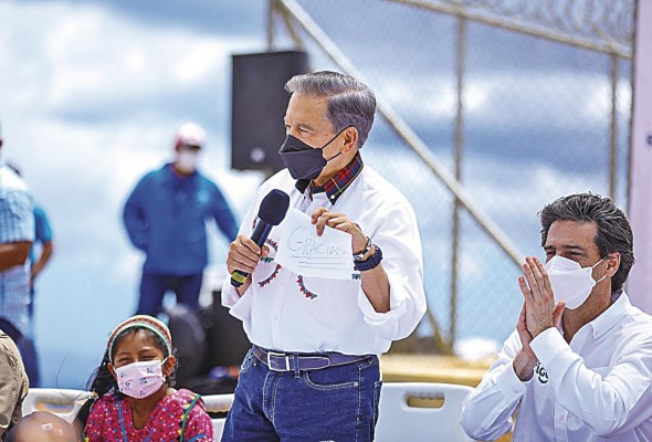 El presidente panameño, Laurentino Cortizo El presidente panameño, Laurentino Cortizo