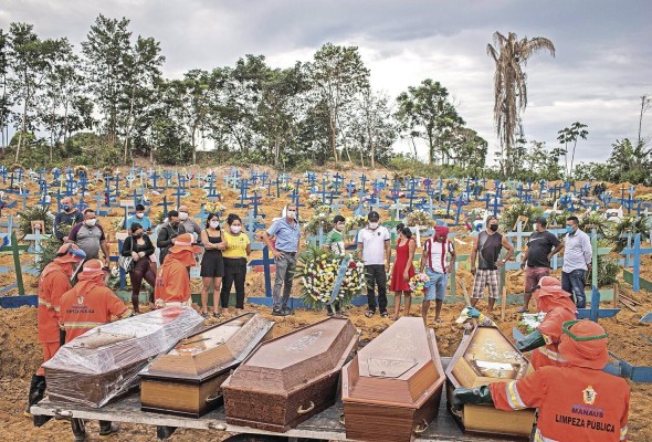 Brasil registra 5,466 fallecidos y 78.162 casos confirmados, de acuerdo a cifras del Ministerio de Salud brasileño. Brasil registra 5,466 fallecidos y 78.162 casos confirmados, de acuerdo a cifras del Ministerio de Salud brasileño.