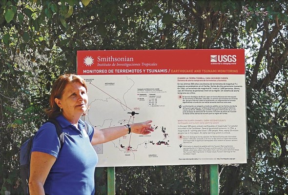 Elizabeth King, gerente de comunicaciones del STRI. Elizabeth King, gerente de comunicaciones del STRI.