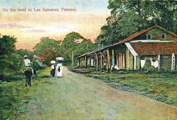 En el camino a Las Sabanas, Panamá. En el camino a Las Sabanas, Panamá.