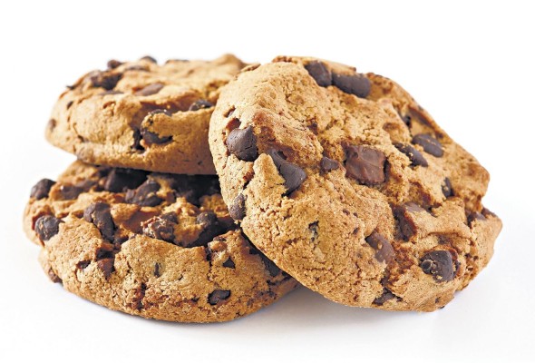 Galletas con chispas de chocolate, una casualidad. Galletas con chispas de chocolate, una casualidad.