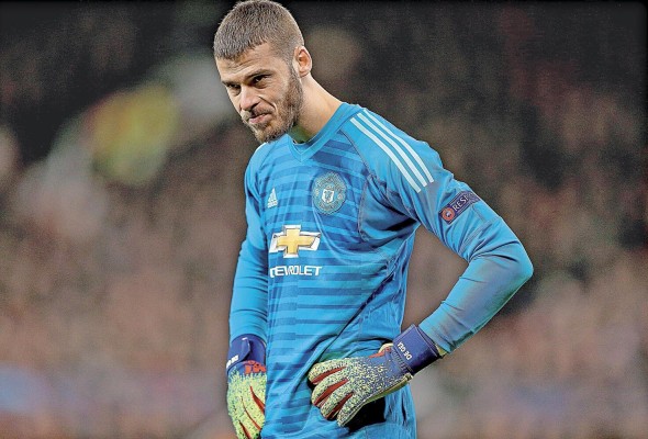 El portero David de Gea, del Manchester United El portero David de Gea, del Manchester United