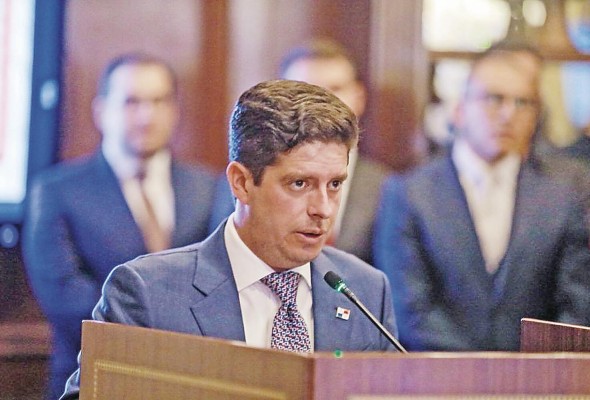 El ministro de Comercio e Industrias, Federico Alfaro Boyd, durante la presentación del informe de gestión. El ministro de Comercio e Industrias, Federico Alfaro Boyd, durante la presentación del informe de gestión.