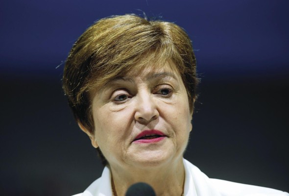 La directora gerente del Fondo Monetario Internacional (FMI), Kristalina Georgieva La directora gerente del Fondo Monetario Internacional (FMI), Kristalina Georgieva