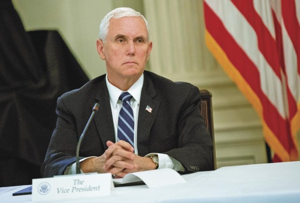 Mike Pence, vicepresidente de EEUU. Mike Pence, vicepresidente de EEUU.