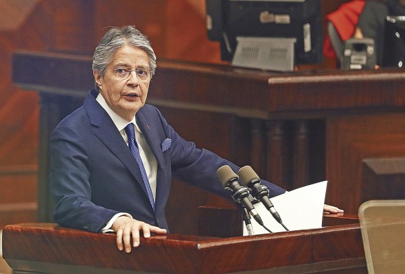 El presidente de Ecuador, Guillermo Lasso El presidente de Ecuador, Guillermo Lasso