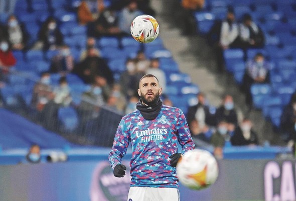 El delantero francés del Real Madrid Karim Benzema, en una foto de archivo. El delantero francés del Real Madrid Karim Benzema, en una foto de archivo.