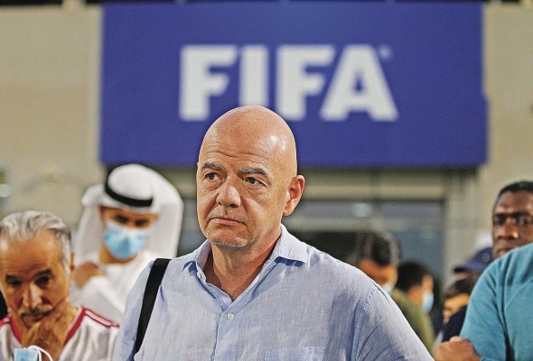 Gianni Infantino, presidente de la FIFA. Gianni Infantino, presidente de la FIFA.