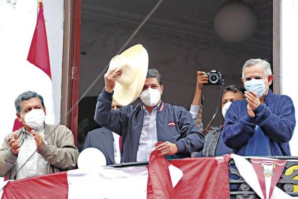 Pedro Castillo candidato del partido Perú Libre. Pedro Castillo candidato del partido Perú Libre.