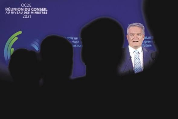 El secretario general de la OCDE, Mathias Cormann, en una imagen de archivo. El secretario general de la OCDE, Mathias Cormann, en una imagen de archivo.