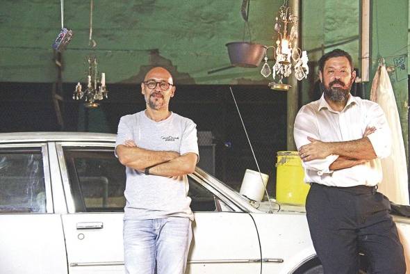 El director de Frenesí, Diego Fernando Montoya junto a Jaime Newball. El director de Frenesí, Diego Fernando Montoya junto a Jaime Newball.
