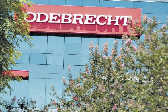 Fotografía de archivo de un edificio de la constructora Odebrecht. Fotografía de archivo de un edificio de la constructora Odebrecht.