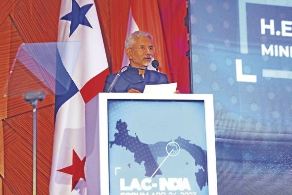 El ministro de Relaciones Exteriores de la India, Subrahmanyam Jaishankar, presidió la delegación en Panamá. El ministro de Relaciones Exteriores de la India, Subrahmanyam Jaishankar, presidió la delegación en Panamá.