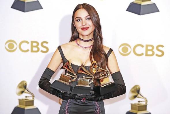 La cantante Olivia Rodrigo. La cantante Olivia Rodrigo.