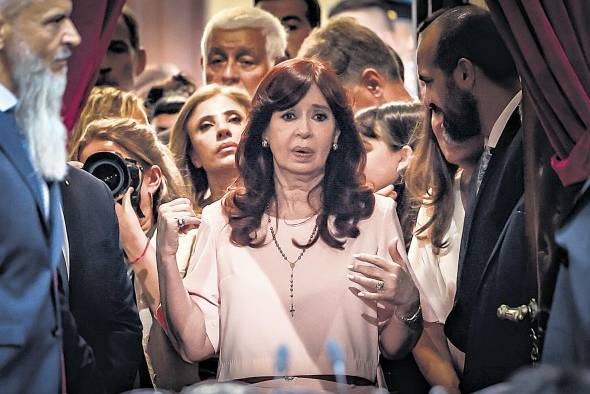 La vicepresidenta de Argentina Cristina Fernández de Kirchner, en una fotografía de archivo. La vicepresidenta de Argentina Cristina Fernández de Kirchner, en una fotografía de archivo.