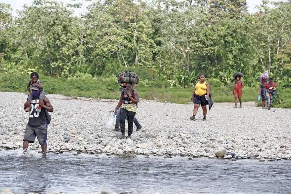 Panamá experimenta una llegada sin precedentes de migrantes. Panamá experimenta una llegada sin precedentes de migrantes.