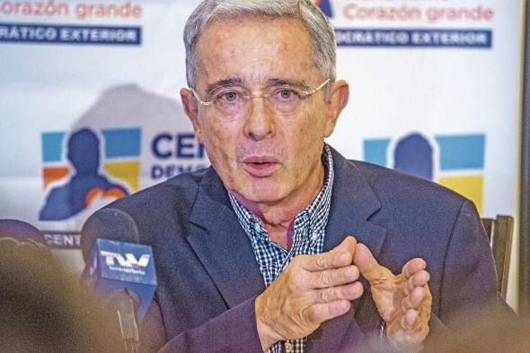 El expresidente de Colombia, Álvaro Uribe Vélez El expresidente de Colombia, Álvaro Uribe Vélez