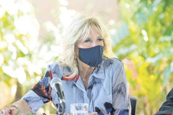 Jill Biden, primera dama de EE.UU, durante el segundo día de visita en Panamá Jill Biden, primera dama de EE.UU, durante el segundo día de visita en Panamá