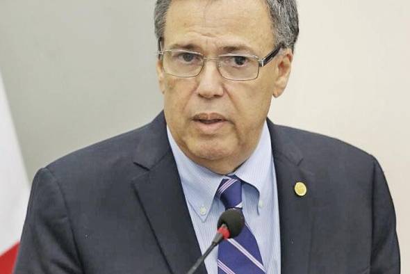 El magistrado de la Corte Luis Ramón Fábrega. El magistrado de la Corte Luis Ramón Fábrega.