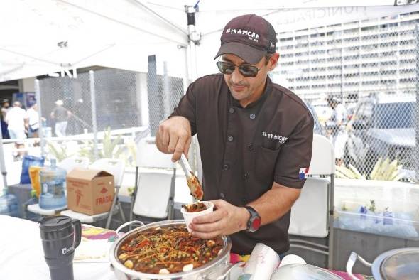 El chef Domingo De Obaldia 'Ropa Vieja de Plátano'. El chef Domingo De Obaldia 'Ropa Vieja de Plátano'.