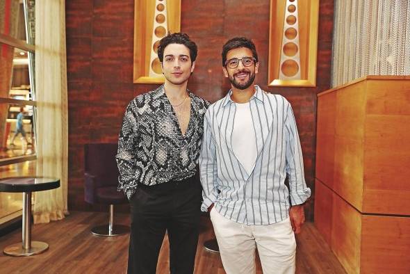 Gianluca Ginobre y Piero Barone son dos de los tres integrantes del grupo tenor italiano Gianluca Ginobre y Piero Barone son dos de los tres integrantes del grupo tenor italiano
