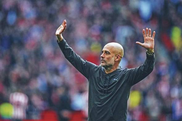 PEP GUARDIOLA (Sanpedor, España, 52 años) ha encarrilado al Manchester City con la posibilidad de hacerse con un triplete en la presente temporada: FA Cup, Premier League y Champions League. PEP GUARDIOLA (Sanpedor, España, 52 años) ha encarrilado al Manchester City con la posibilidad de hacerse con un triplete en la presente temporada: FA Cup, Premier League y Champions League.