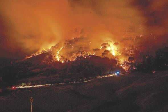 Muchos de los incendios forestales son producto del calentamiento global. Muchos de los incendios forestales son producto del calentamiento global.