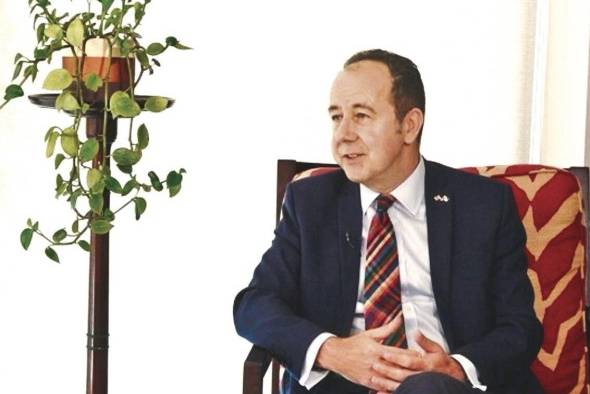 El embajador británico en Panamá, Tim Stew, durante la entrevista con este diario. El embajador británico en Panamá, Tim Stew, durante la entrevista con este diario.