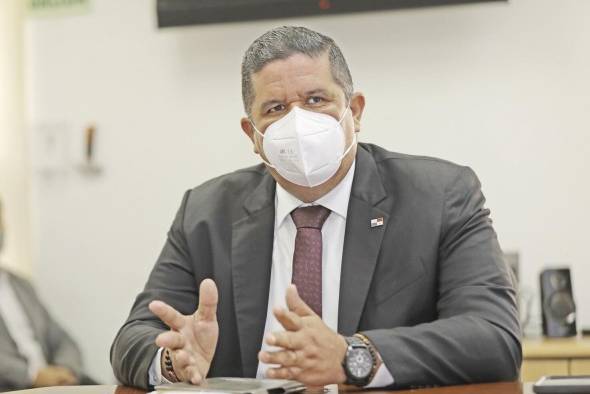 Juan Manuel Pino, ministro de Seguridad. Juan Manuel Pino, ministro de Seguridad.