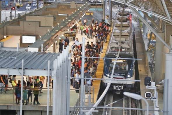 Imágenes de la línea 2 del metro de Panamá, a cargo de Odebrecht y FCC. Imágenes de la línea 2 del metro de Panamá, a cargo de Odebrecht y FCC.
