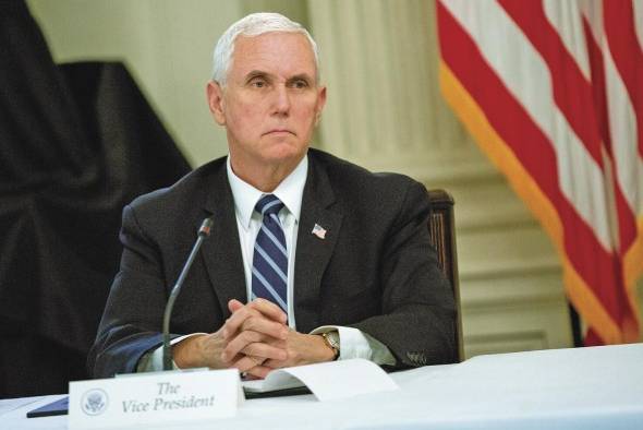 Mike Pence, vicepresidente de EEUU. Mike Pence, vicepresidente de EEUU.