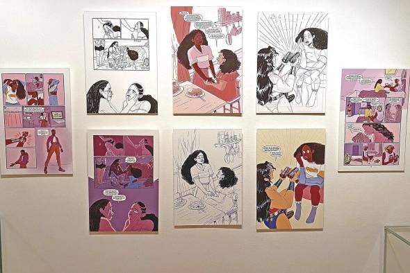 El museo Foundling dedica hasta el 28 de agosto una sala para explorar con viñetas y pósteres el mundo del cómic. El museo Foundling dedica hasta el 28 de agosto una sala para explorar con viñetas y pósteres el mundo del cómic.