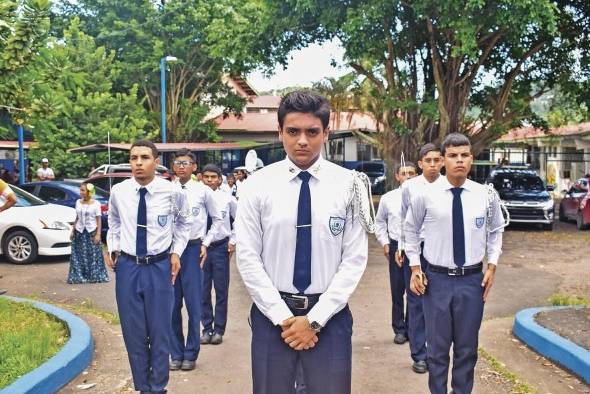 Parte de los integrantes que conforman la banda de música de la escuela Stella Sierra, en Arraiján. Parte de los integrantes que conforman la banda de música de la escuela Stella Sierra, en Arraiján.