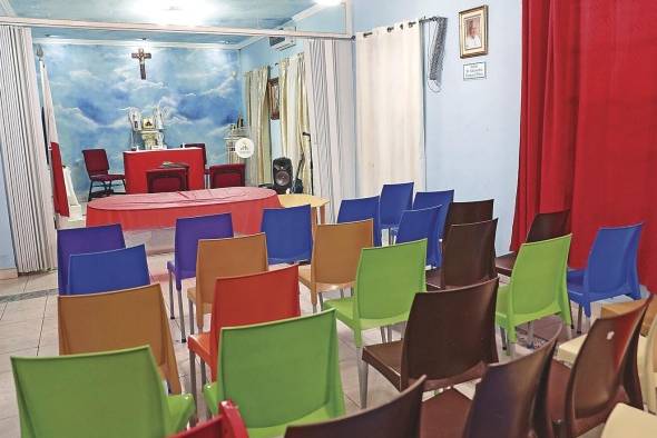 Tiene una capilla donde hay misa cuando algún sacerdote tiene disponibilidad de ir al sitio. Tiene una capilla donde hay misa cuando algún sacerdote tiene disponibilidad de ir al sitio.