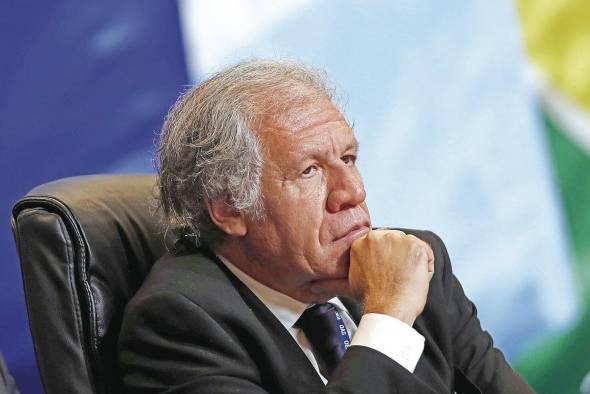 El secretario general de la Organización de Estados Americanos, el uruguayo Luis Almagro El secretario general de la Organización de Estados Americanos, el uruguayo Luis Almagro