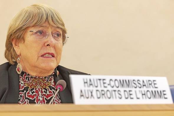 La alta comisionada de la ONU para los Derechos Humanos, Michelle Bachelet, en una imagen de archivo. La alta comisionada de la ONU para los Derechos Humanos, Michelle Bachelet, en una imagen de archivo.