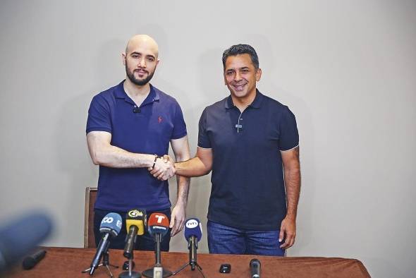 Edison Broce (i) y Ricardo Lombana (d) hacen el anuncio de la alianza. Edison Broce (i) y Ricardo Lombana (d) hacen el anuncio de la alianza.