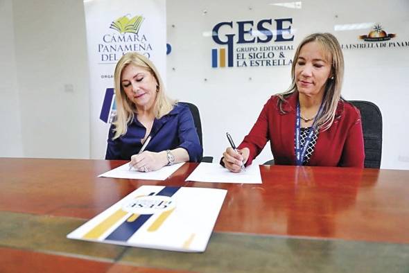 PANAMÁ. El Grupo Editorial El Siglo y La Estrella de Panamá (GESE) firmó una alianza estratégica con la Cámara Panameña del Libro (Capali) para servir de puente entre los lectores y la cultura a través de la Feria Internacional del Libro 2022 (FIL). PANAMÁ. El Grupo Editorial El Siglo y La Estrella de Panamá (GESE) firmó una alianza estratégica con la Cámara Panameña del Libro (Capali) para servir de puente entre los lectores y la cultura a través de la Feria Internacional del Libro 2022 (FIL).