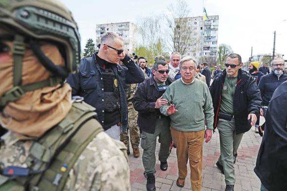 Ucrania: Secretario de la ONU promete hacer 'lo posible' para evacuar a los civiles de Mariúpol Ucrania: Secretario de la ONU promete hacer 'lo posible' para evacuar a los civiles de Mariúpol