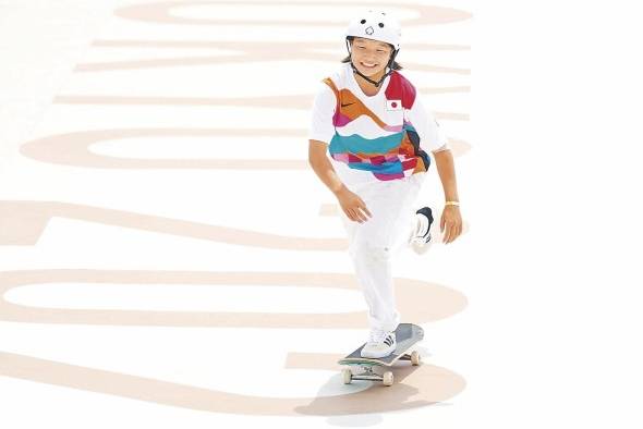 La japonesa Momiji Nishiya, de 14 años, ganó la presea de oro en los Juegos Olímpicos de Tokio. La japonesa Momiji Nishiya, de 14 años, ganó la presea de oro en los Juegos Olímpicos de Tokio.