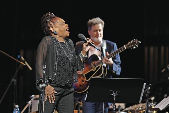 Russell durante el concierto que ofreció en el Panama Jazz Festival Russell durante el concierto que ofreció en el Panama Jazz Festival