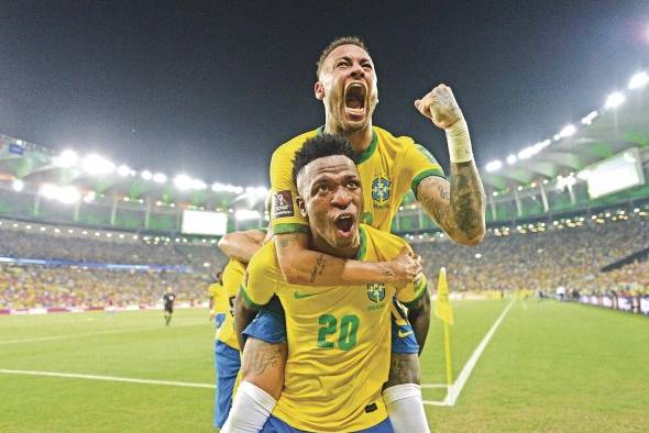 Vinícius Junior y Neymar, el eje del ataque brasileño. Vinícius Junior y Neymar, el eje del ataque brasileño.