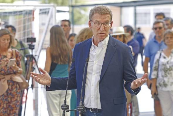 Alberto Núnez Feijóo, líder del Partido Popular. Alberto Núnez Feijóo, líder del Partido Popular.