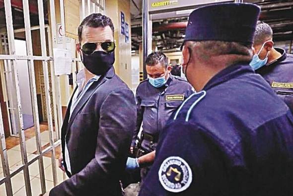 Fotografía de archivo del 8 de noviembre de 2021 que muestra a Ricardo Alberto Martinelli Linares (c), hijo del expresidente panameño Ricardo Martinelli. Fotografía de archivo del 8 de noviembre de 2021 que muestra a Ricardo Alberto Martinelli Linares (c), hijo del expresidente panameño Ricardo Martinelli.