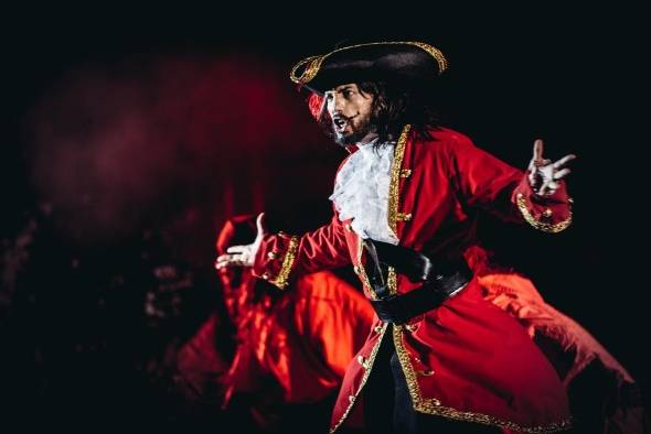 Leonte Bordanea personificó al pirata Henry Morgan Leonte Bordanea personificó al pirata Henry Morgan