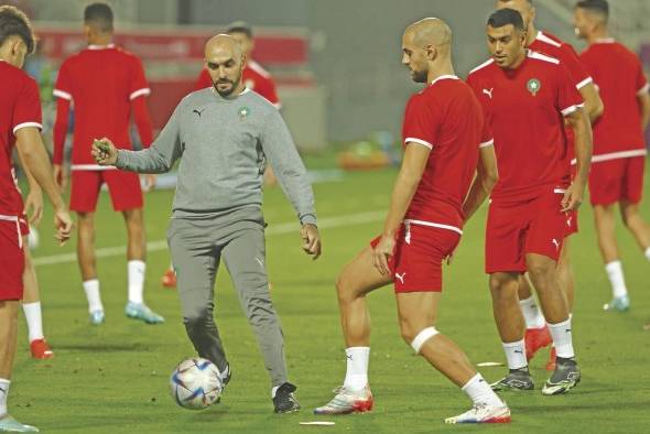 Walid Regragu, el seleccionador de Marruecos. Walid Regragu, el seleccionador de Marruecos.
