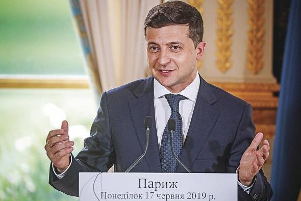 El presidente de Ucrania, Volodimir Zelenski El presidente de Ucrania, Volodimir Zelenski