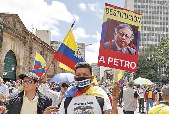 El respeto a la libertad de prensa fue otro de los pedidos de los contrarios al gobierno de Petro. El respeto a la libertad de prensa fue otro de los pedidos de los contrarios al gobierno de Petro.