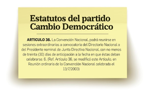 Lucha interna por el poder en el Partido Cambio Democrático Lucha interna por el poder en el Partido Cambio Democrático